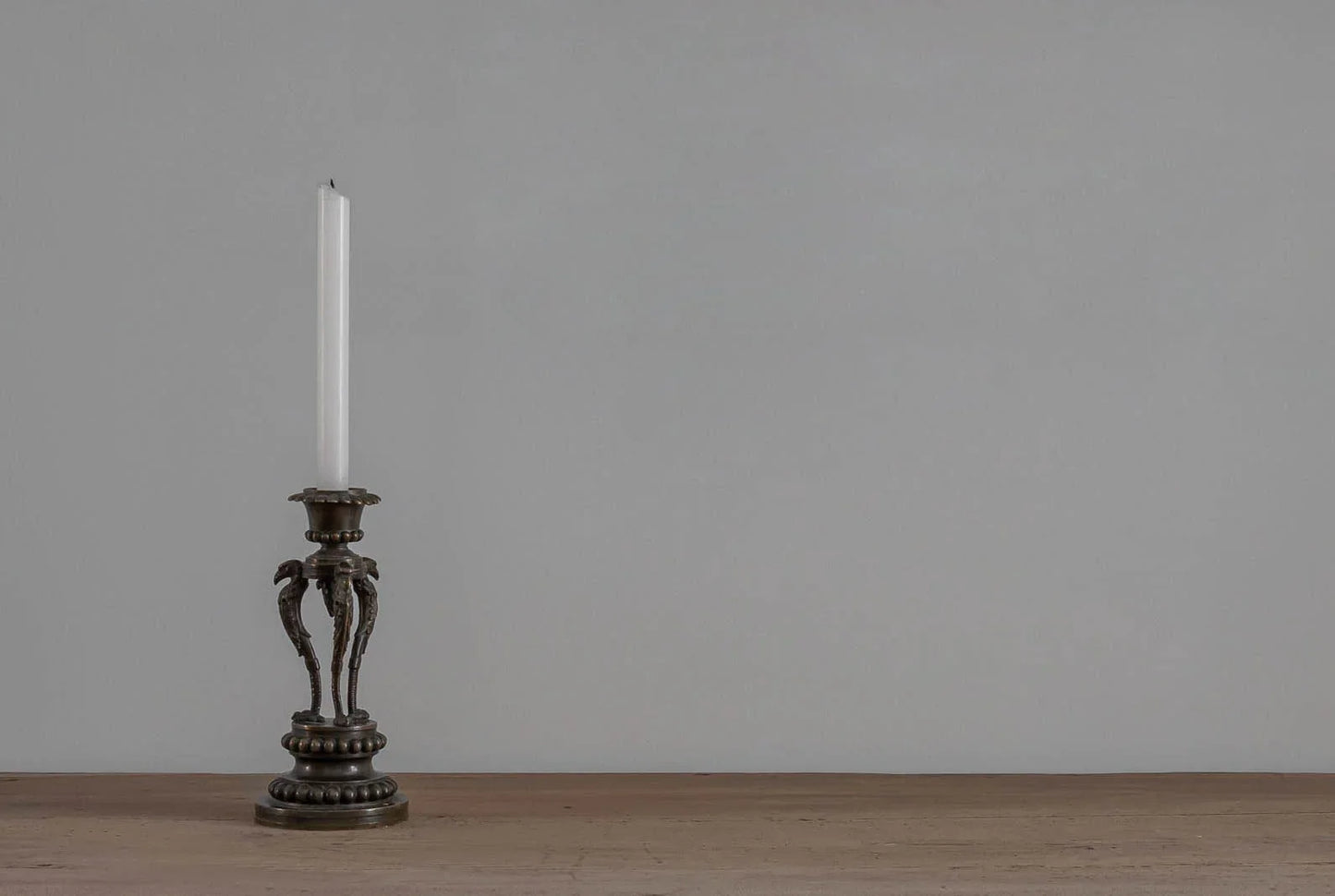 Bavarian bronze candlestick