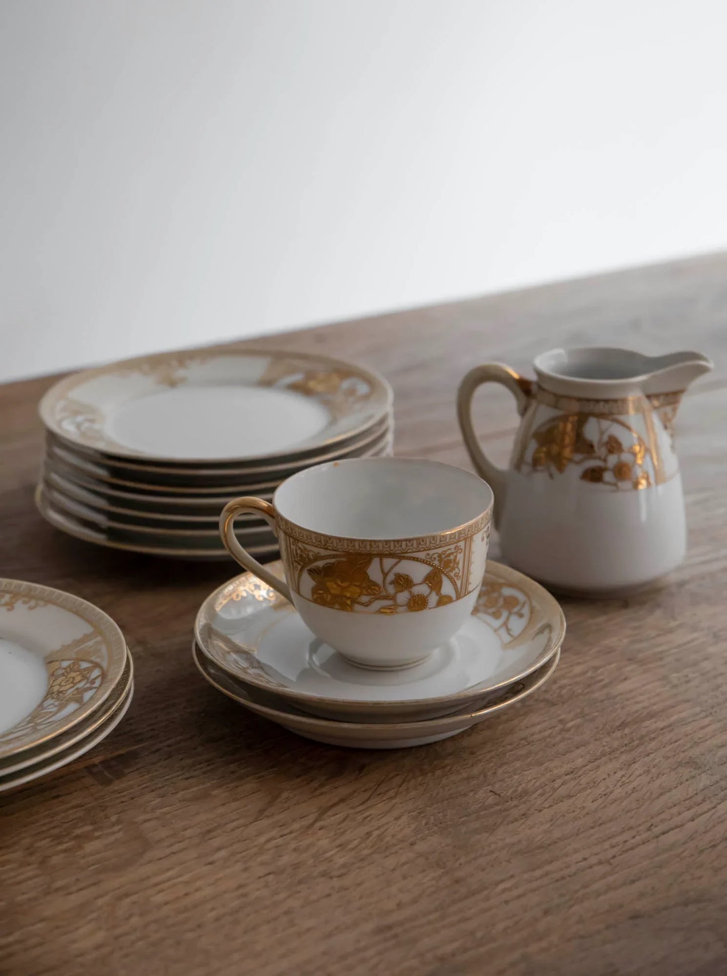 JUEGO DE CAFÉ ART DÉCO JAPONÉS