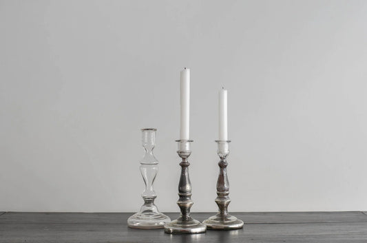 CANDELEROS DE CRISTAL SOPLADO