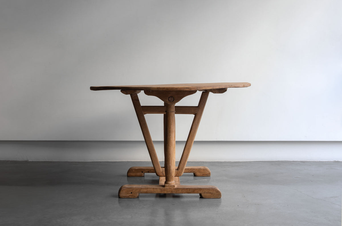 Mesa plegable en madera de castaño