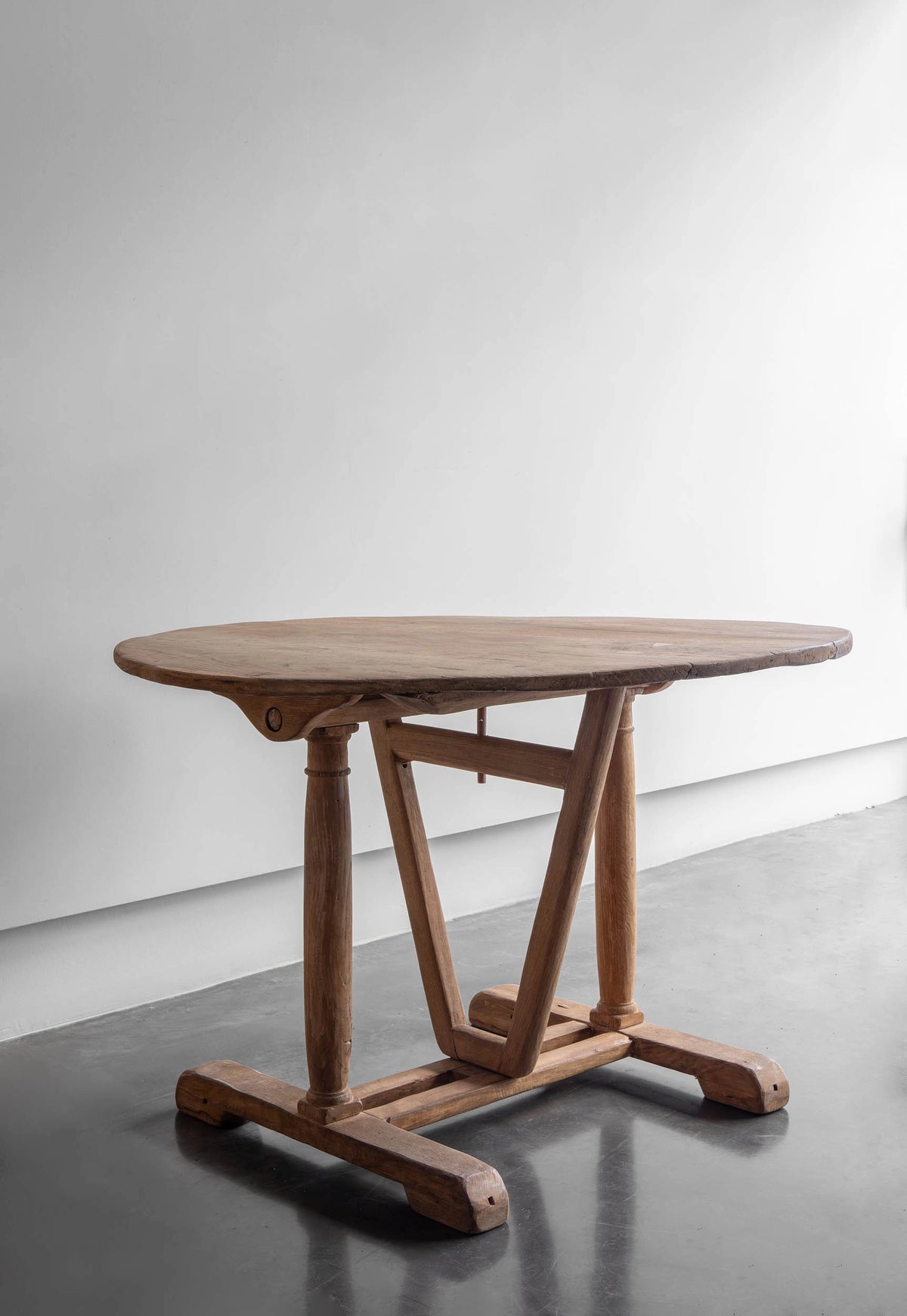 Mesa plegable en madera de castaño