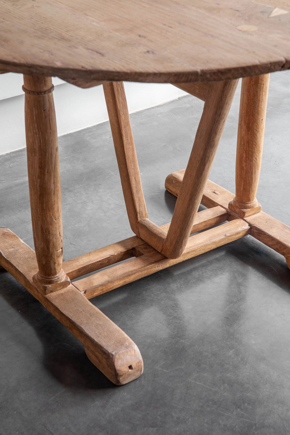 Mesa plegable en madera de castaño