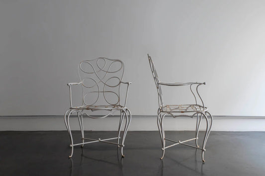 CHAIRS IN A BIARRITZ GARDEN