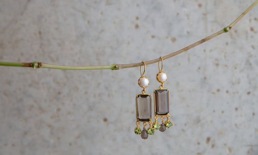 SMOKY QUARTZ EARRINGS