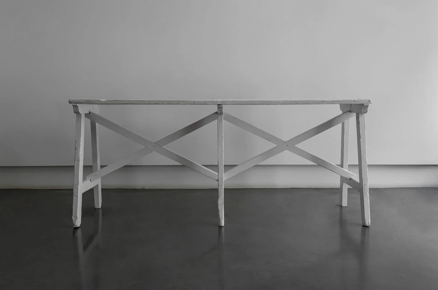 WHITE LACQUERED ANDALUSIAN CONSOLE