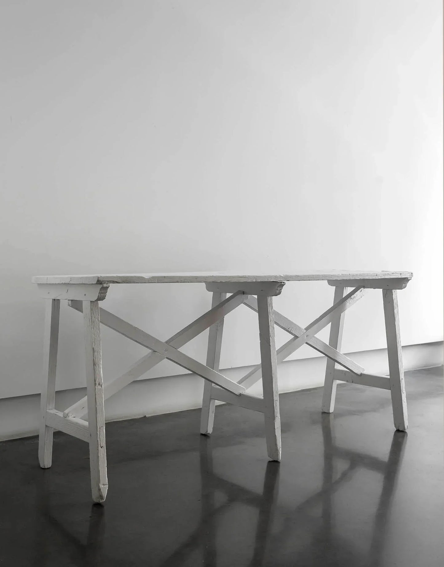 WHITE LACQUERED ANDALUSIAN CONSOLE