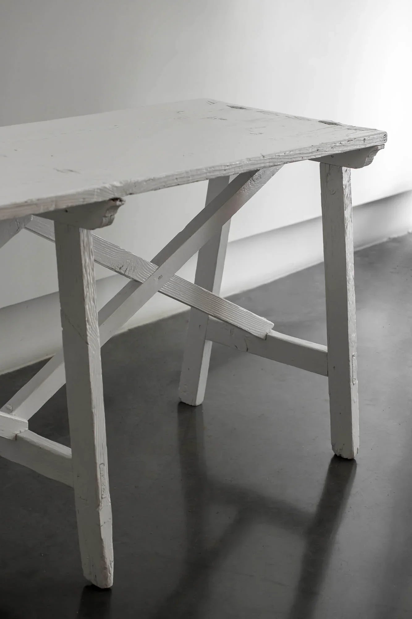 WHITE LACQUERED ANDALUSIAN CONSOLE