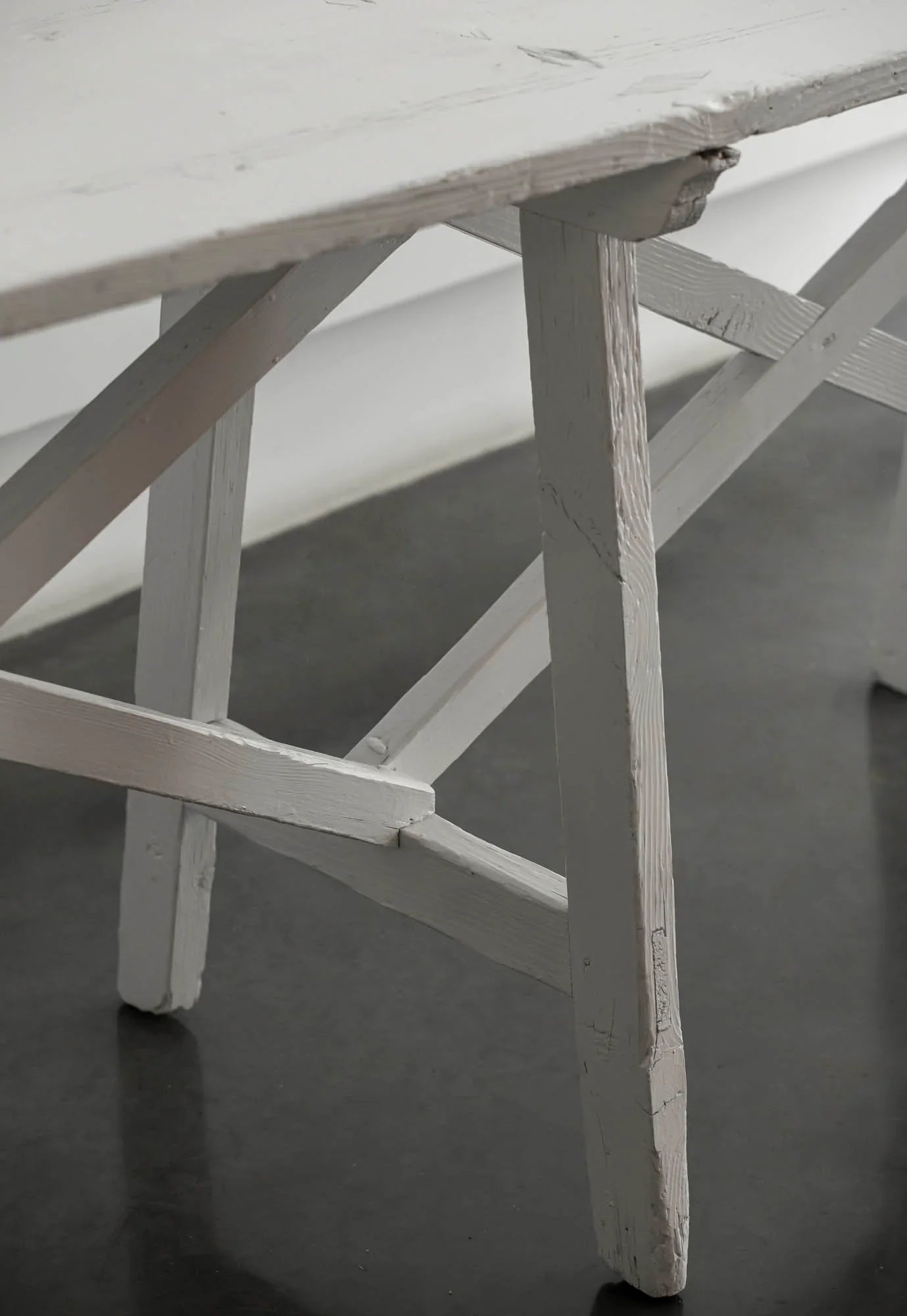 WHITE LACQUERED ANDALUSIAN CONSOLE