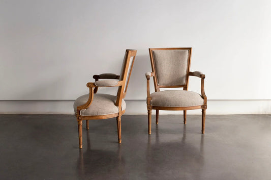 LOUIS XVI STYLE ARMCHAIRS