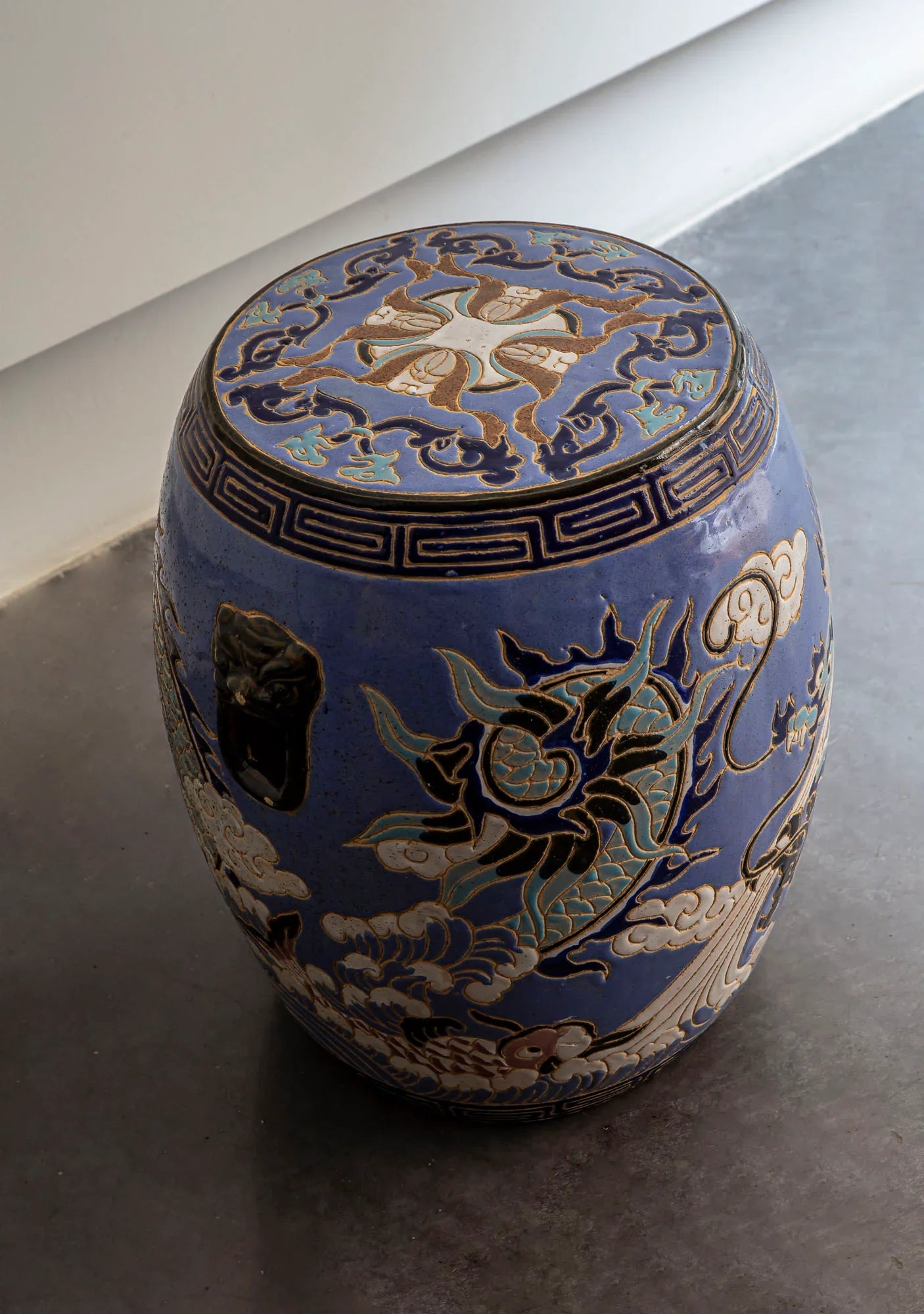 CHINESE CERAMIC STOOL