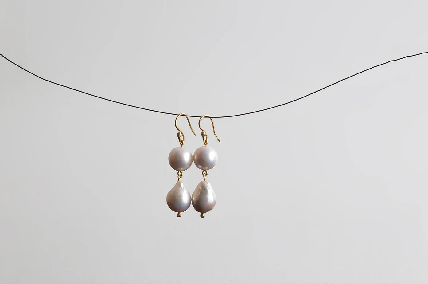 PENDIENTES CON PERLAS